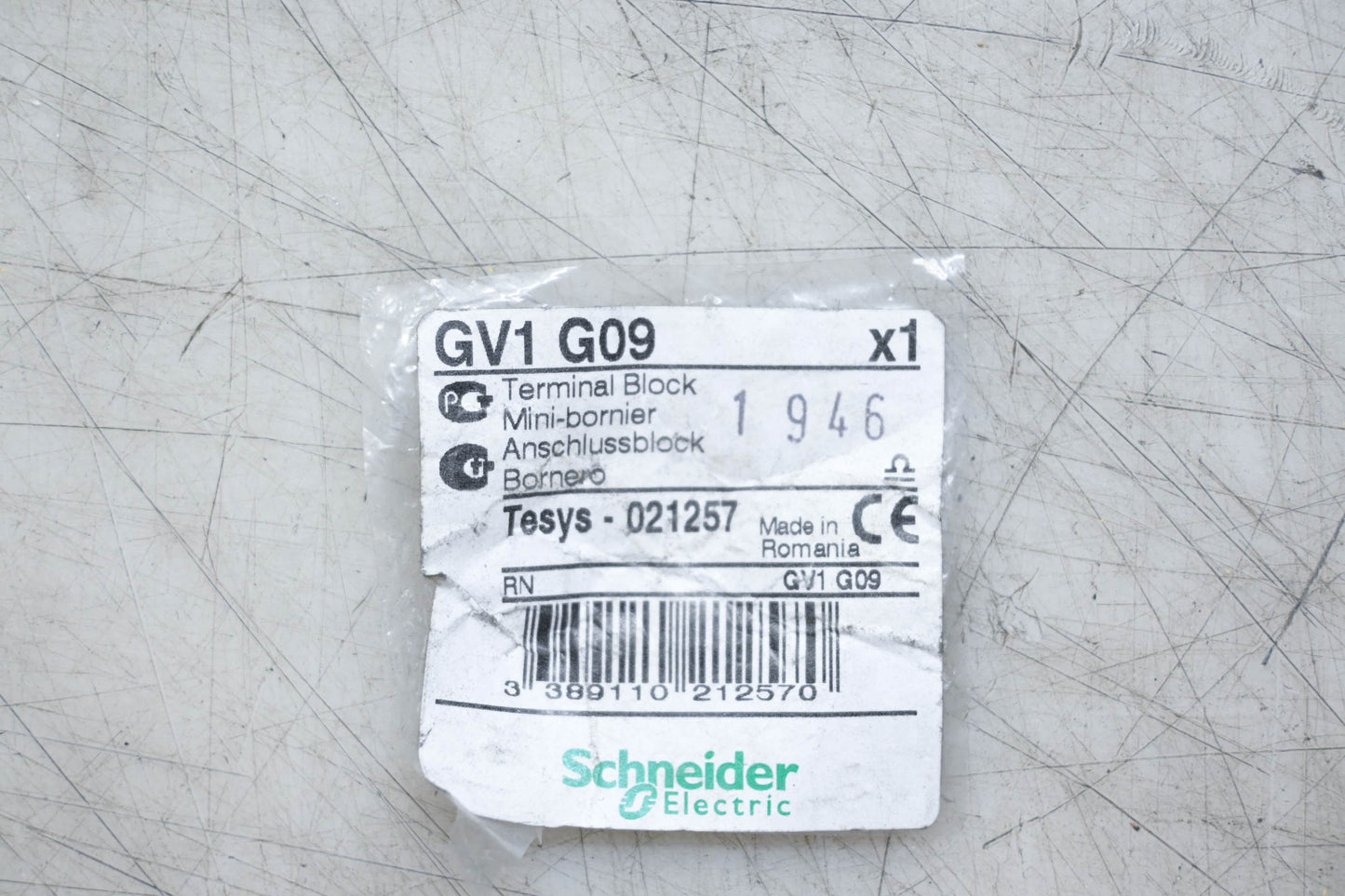 Schneider Electric GV1G09 Terminal Block NOS