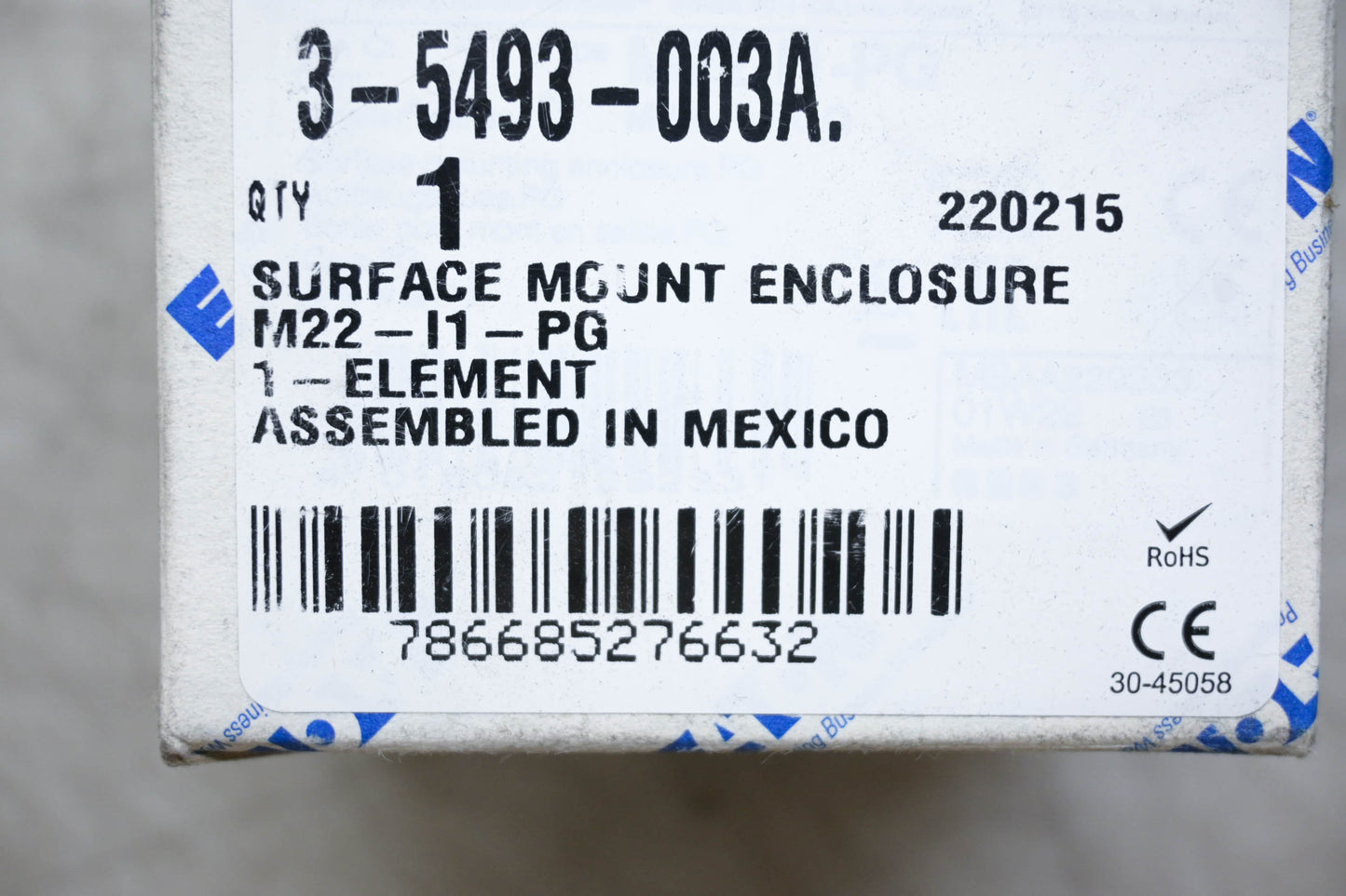 Eaton M22-I1-PG Pushbutton Enclosure NOS