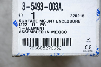 Eaton M22-I1-PG Pushbutton Enclosure NOS