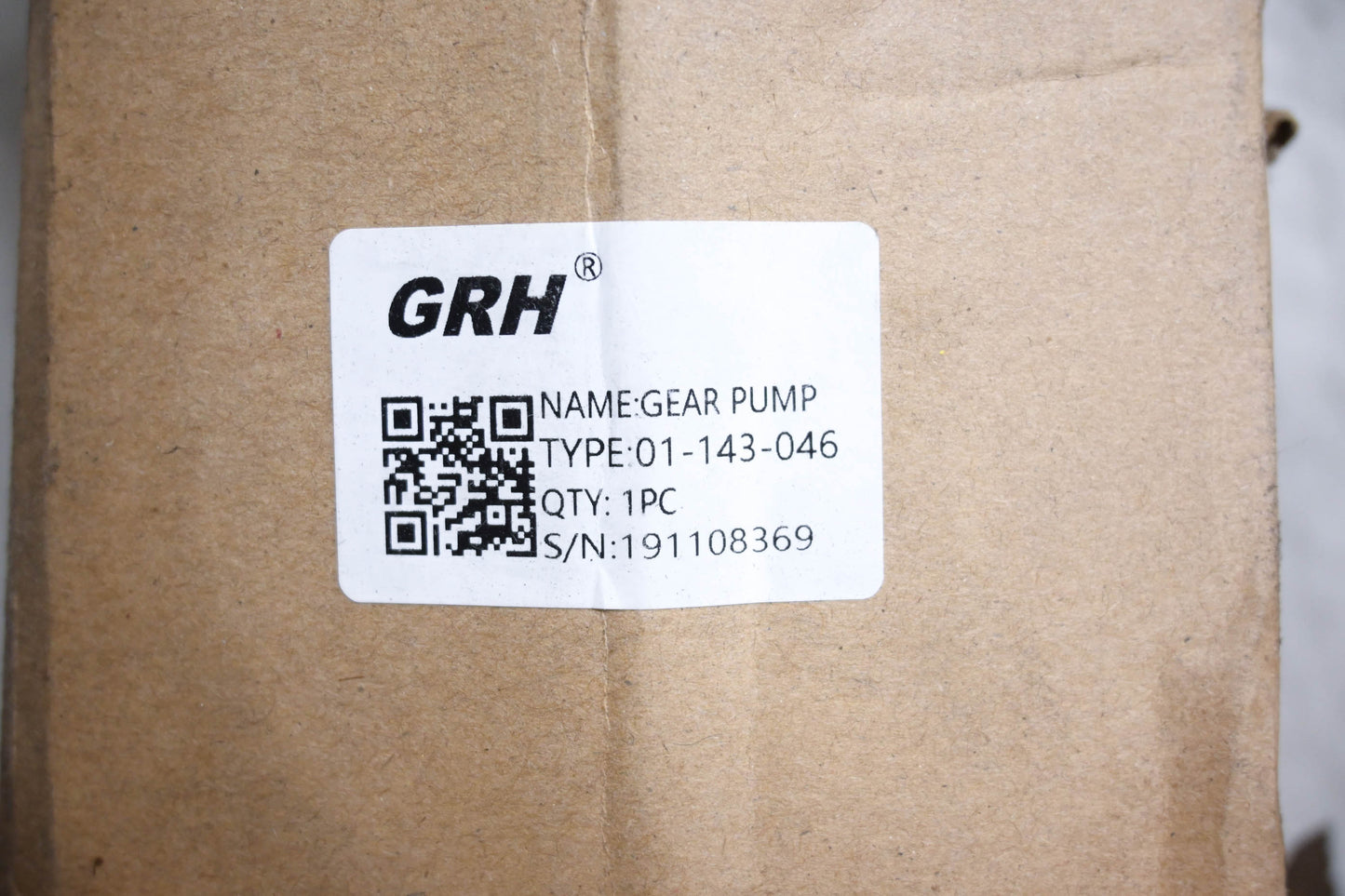 GRH 01-143-046 Hydraulic Gear Pump NOS
