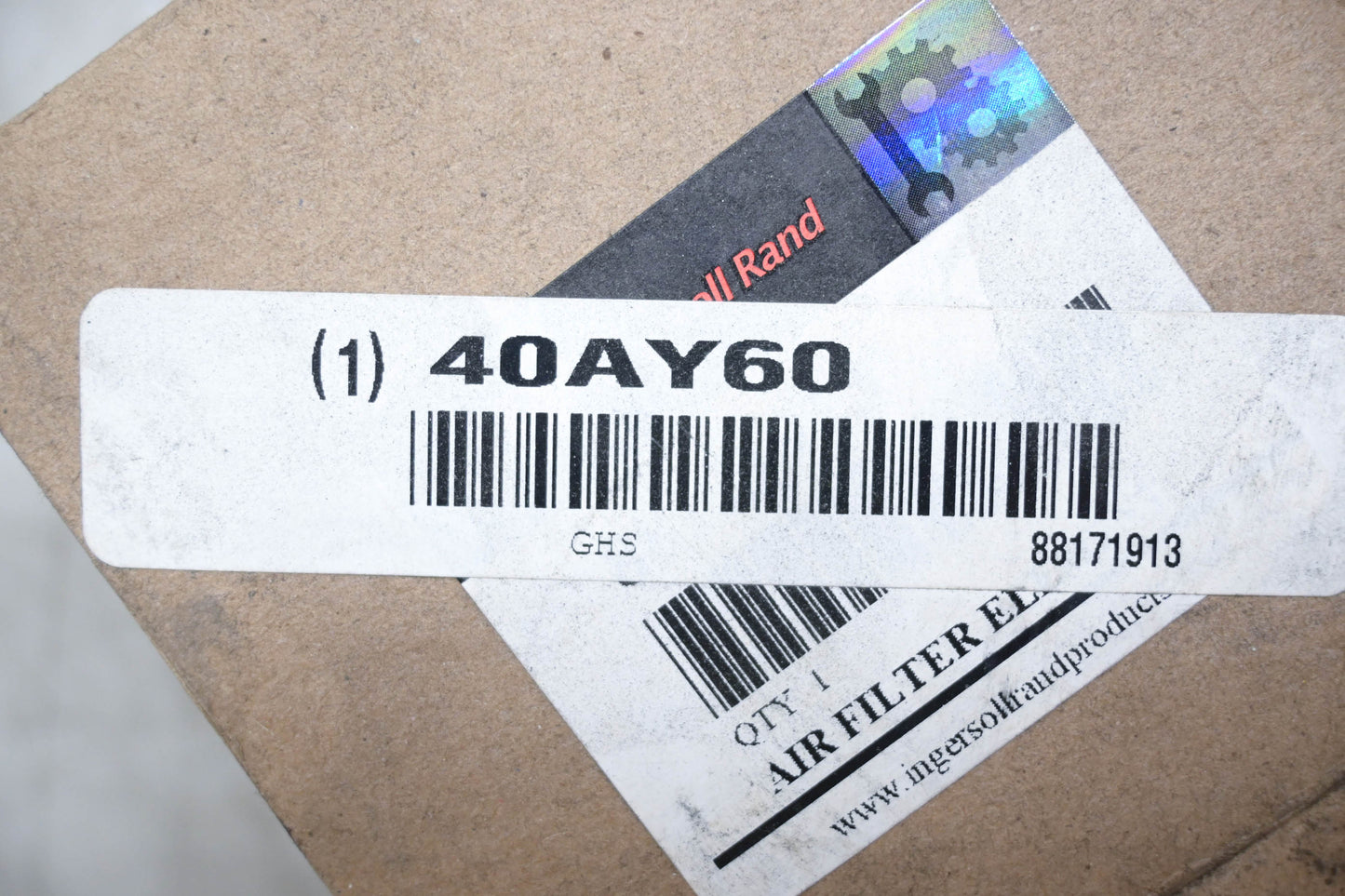 Ingersoll Rand 40AY60, 88171913 Air Filter Element NOS