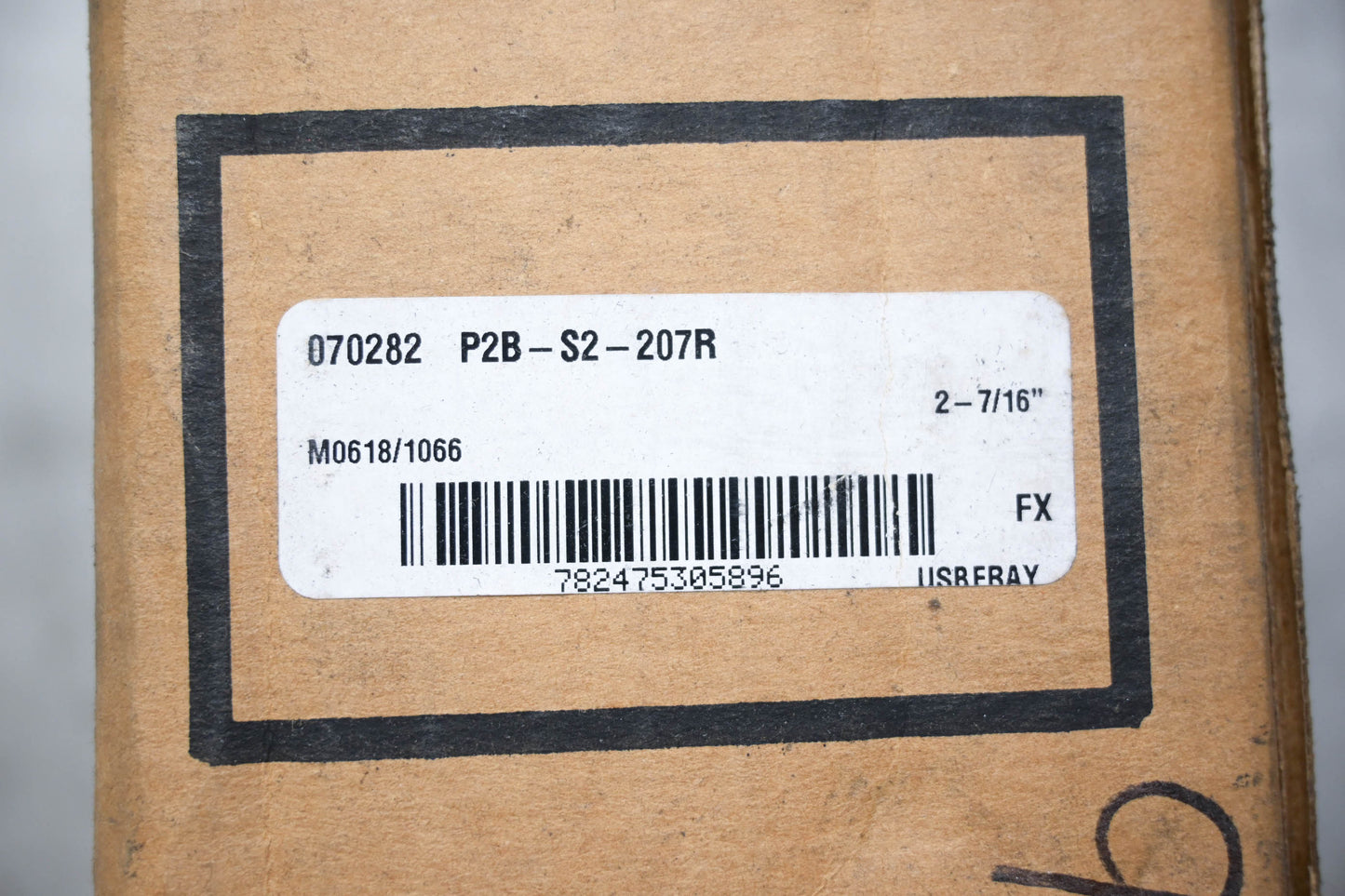 Dodge P2B-S2-207R 2 Bolt Pillow Block Roller Bearing NOS