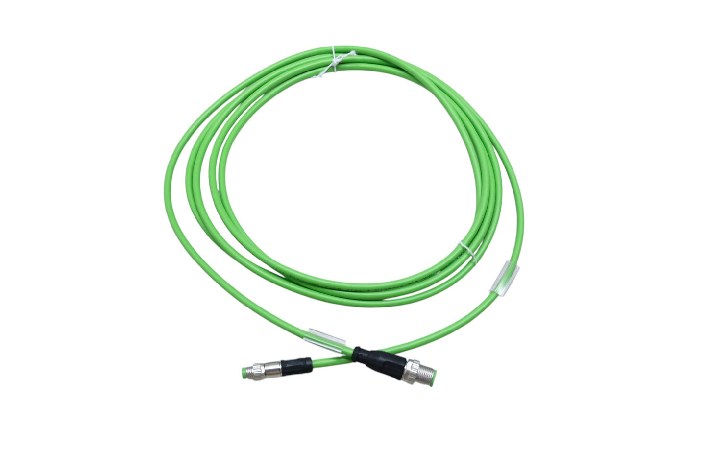 Beckhoff ZK1090-3161-3030 M12 Ethercat Male Straight to M8 Male Straight 3m Cable NOS