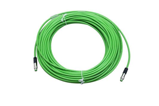 Beckhoff ZK1090-3131-3200 M8 Male Straight to M8 Male Straight 20m Cable NOS