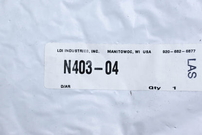 LDI Industries N403-04 Needle Valve with Sight NOS
