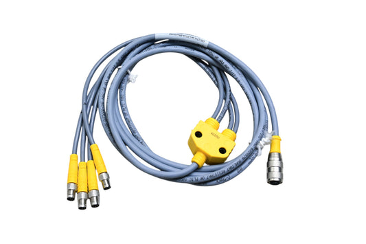 Turck U2-09988, V5RK-2/PSG 3M-0.3/0.3/0.3/0.3/CS11412 Splitter Cable NOS
