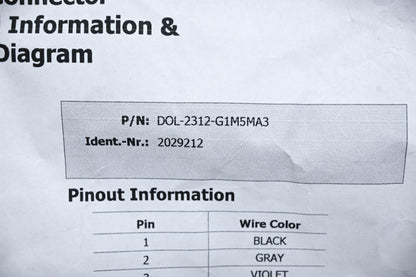 Sick DOL-2312-G1M5MA3 Communication Cable NOS
