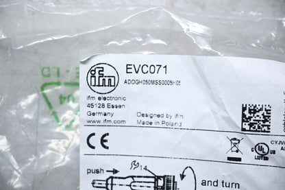 IFM EVC071 Connecting Cable 60V AC/60V DC NOS