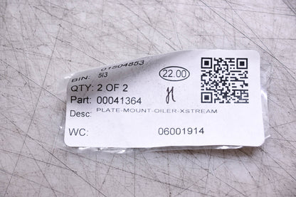 NPI 00041364 Oiler Plate Mounts Qty 2 NOS