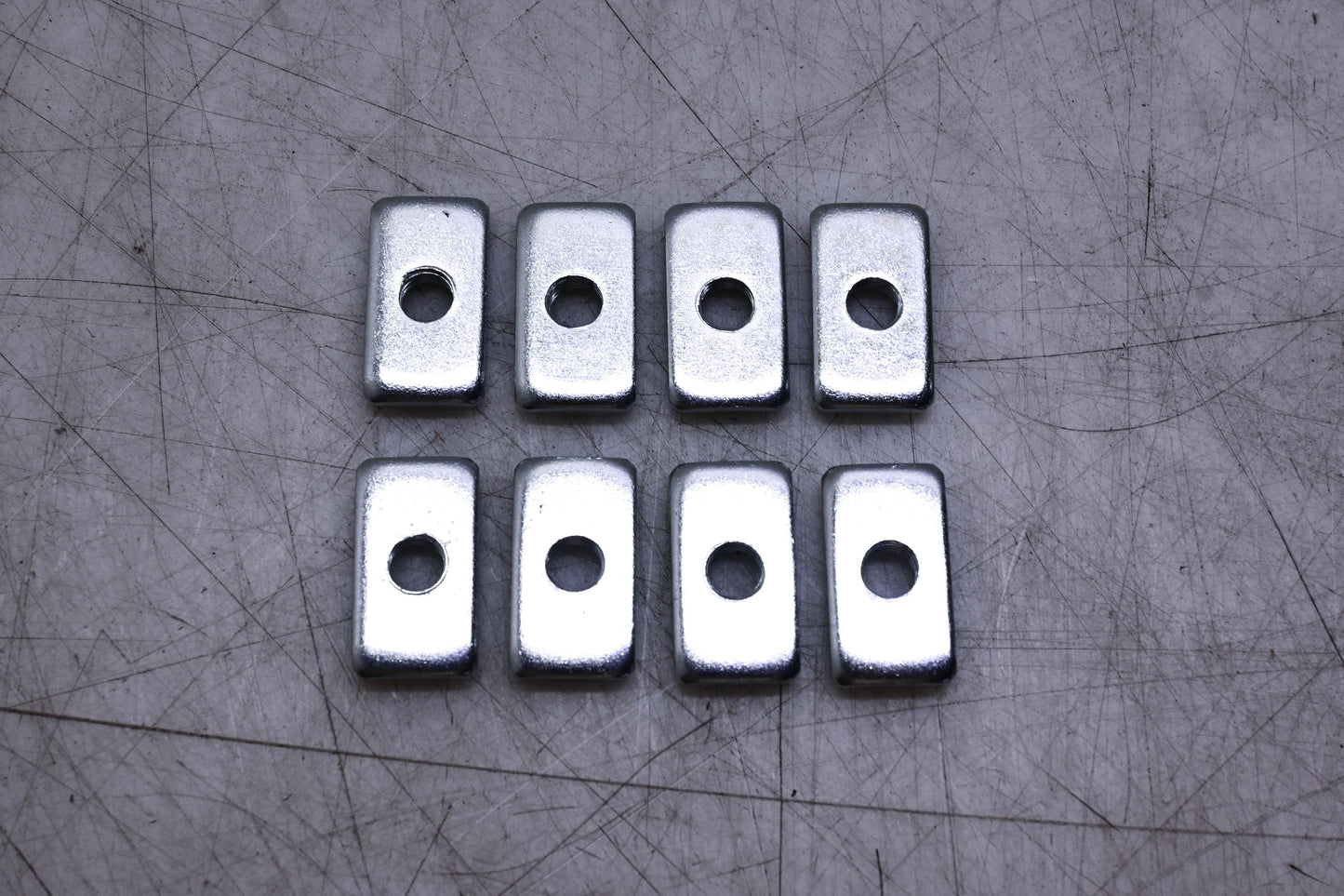 NPI 00001675 M8 Rectangular Nuts Qty 8 NOS