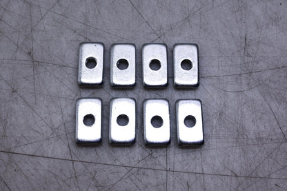 NPI 00001675 M8 Rectangular Nuts Qty 8 NOS