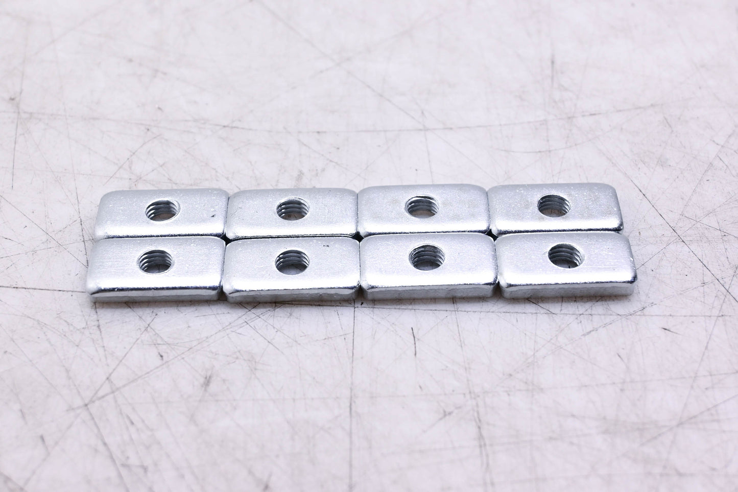 NPI 00001675 M8 Rectangular Nuts Qty 8 NOS