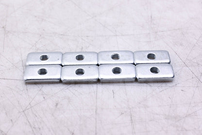 NPI 00001675 M8 Rectangular Nuts Qty 8 NOS