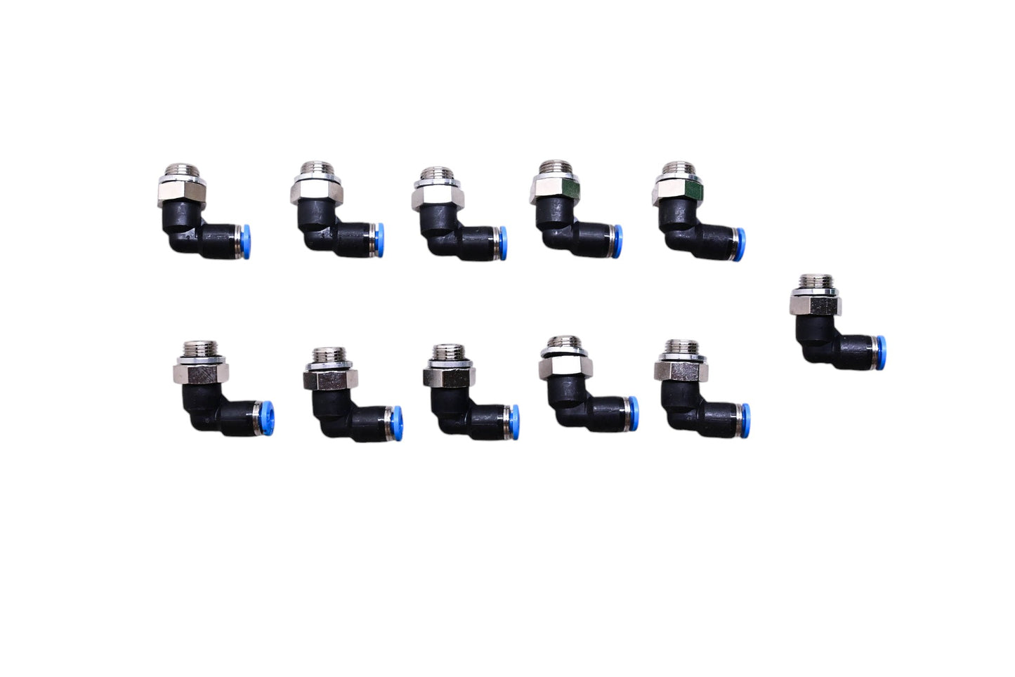 Festo QSL-G1/8-4 Push-In Elbow Fittings Qty 11 NOS