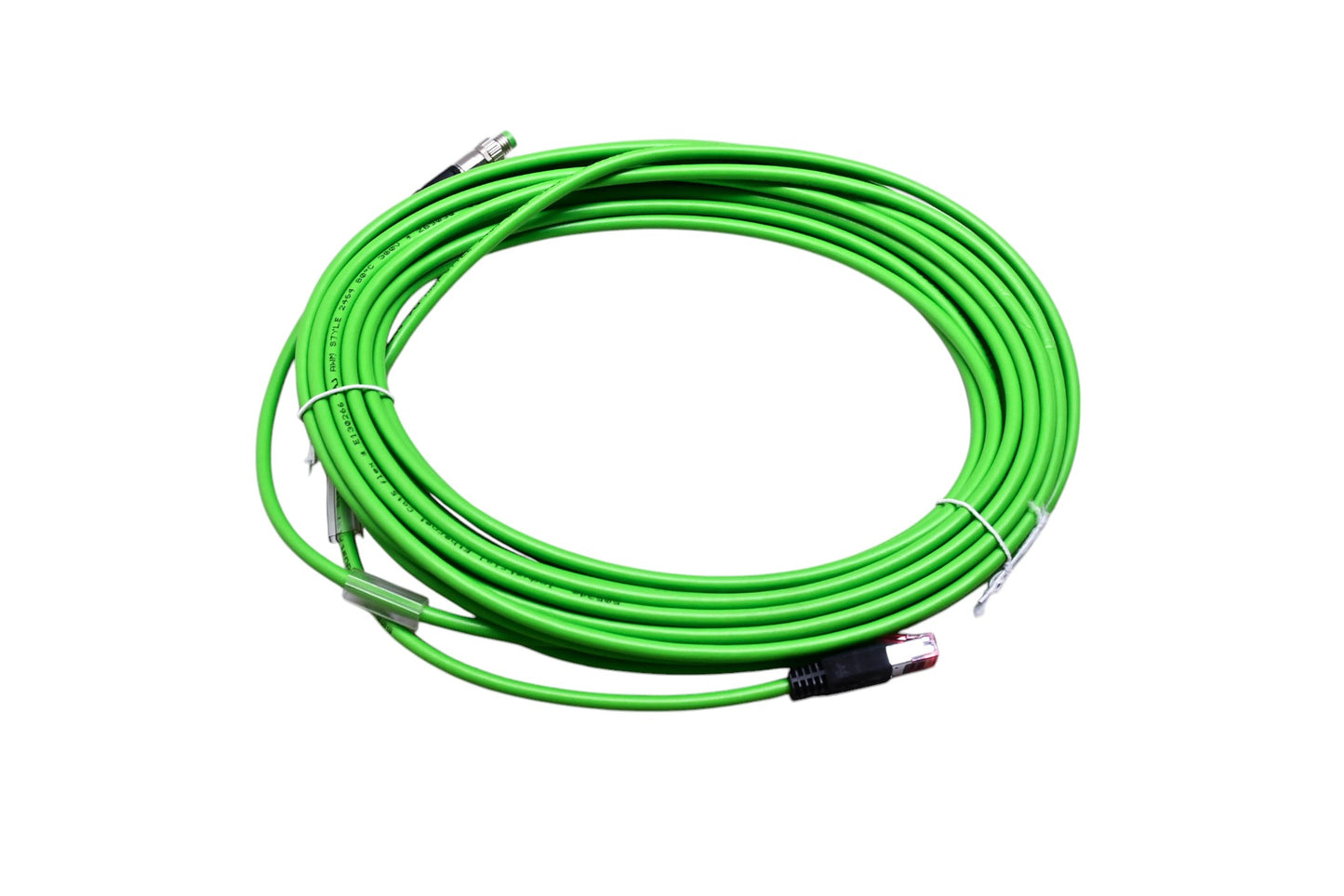 Beckhoff ZK1090-3191-3100 RJ45 Male Straight to M8 4pos Male Straight 10m Cable NOS