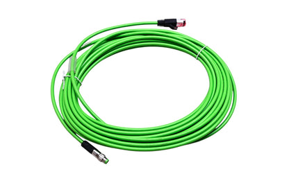 Beckhoff ZK1090-3191-3100 RJ45 Male Straight to M8 4pos Male Straight 10m Cable NOS