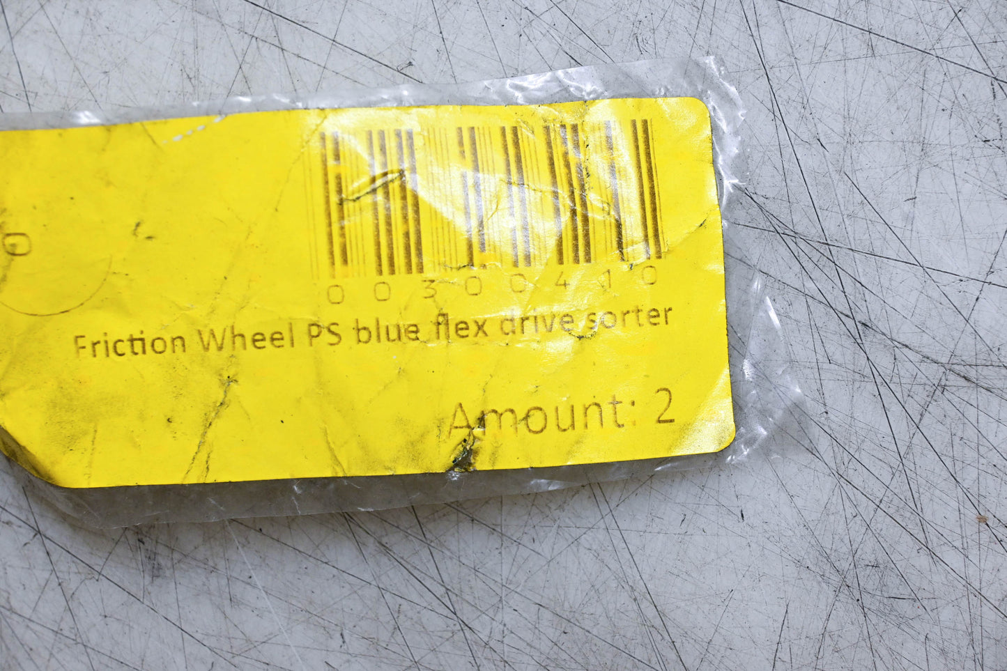 Eurosort 00300410 Blue Friction Wheel Flex Drive Sorter NOS