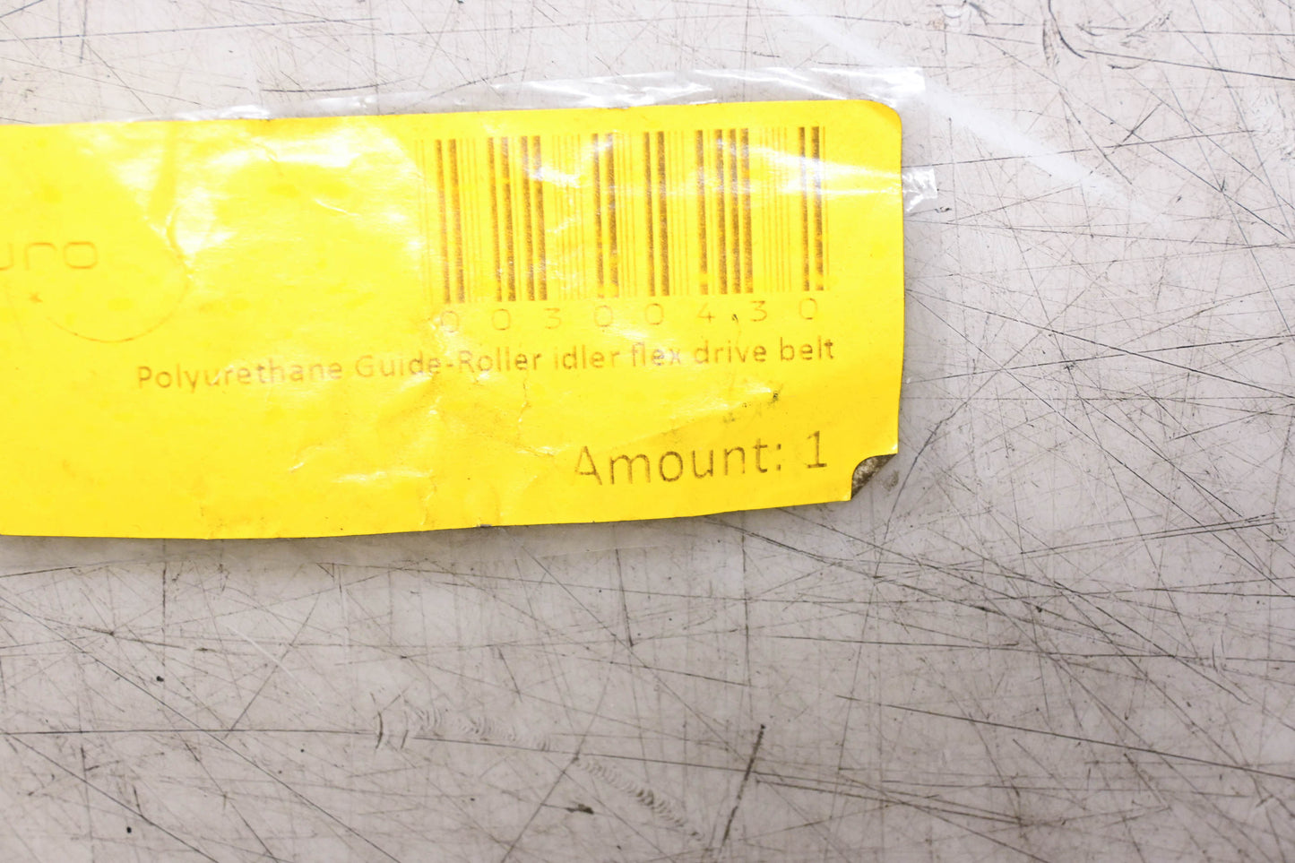 Eurosort 00300430 Polyurethane Guide Roller Idler NOS