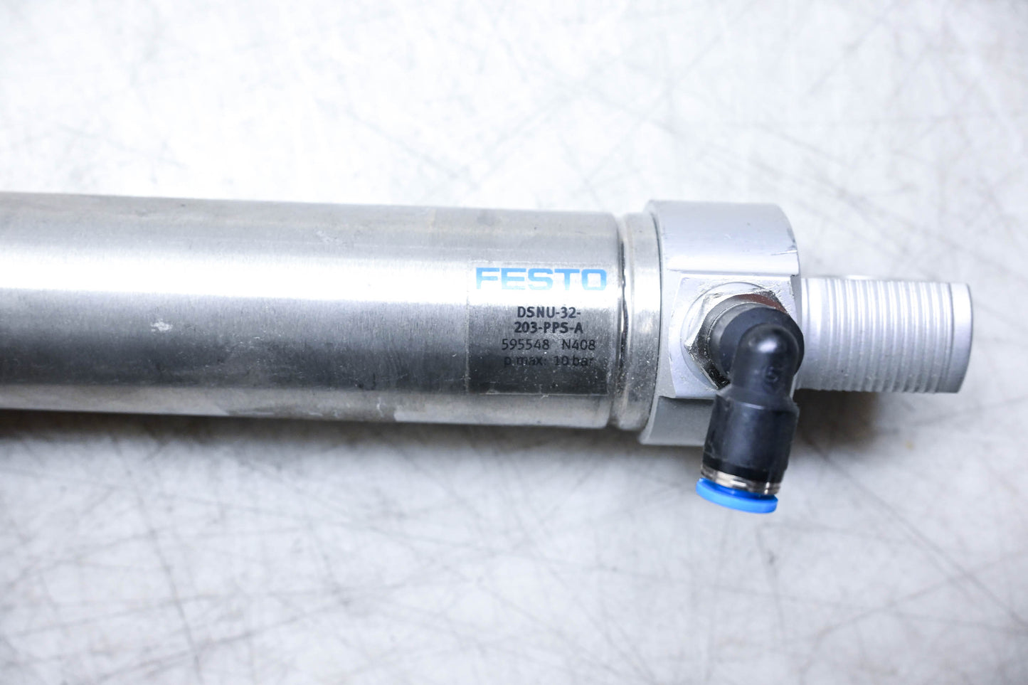 Festo DSNU-32-203-PPS-A Round Cylinder Piston Rod with Attachments
