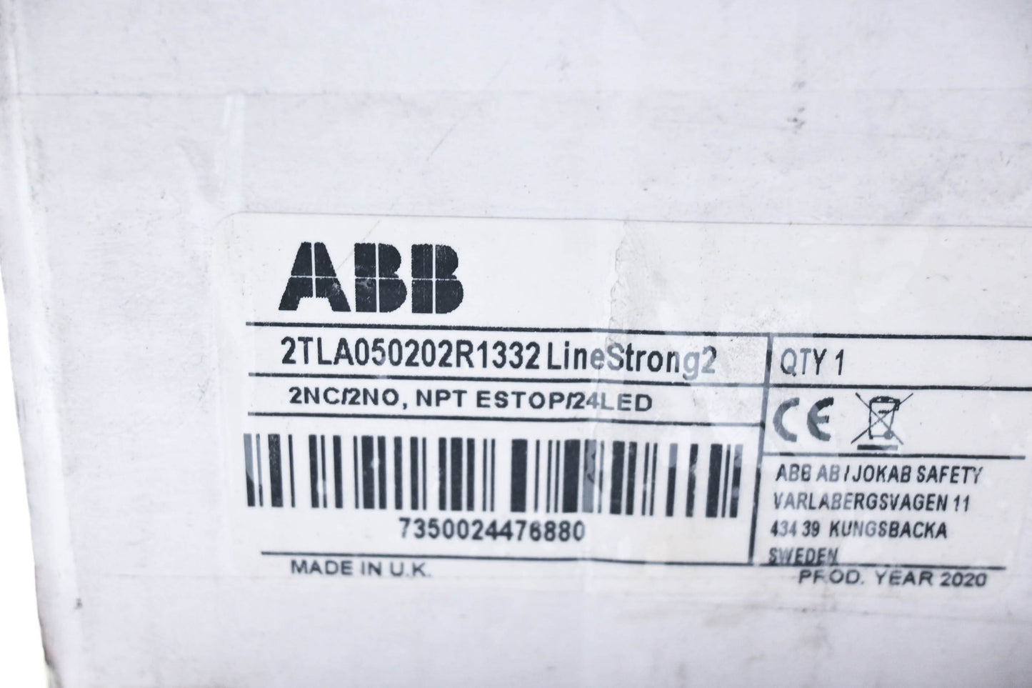 ABB 2TLA050202R1332 LineStrong2 Safety Wire Grab NOS