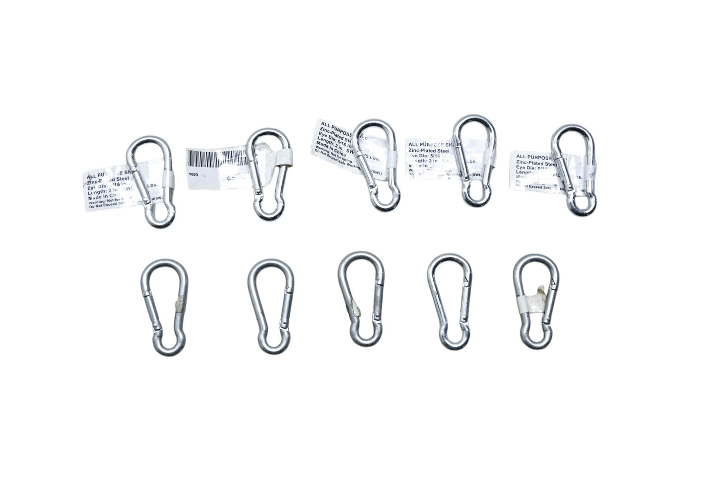 Lucky Line 4FCE2 Spring Snaps Qty 10 NOS