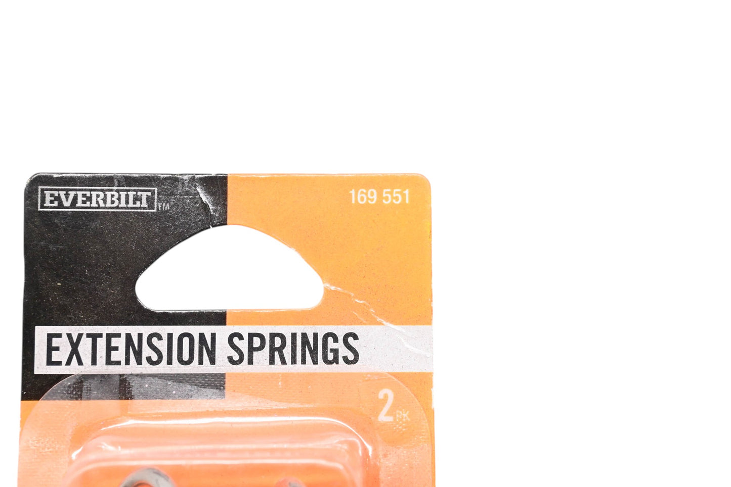 Everbilt 169551 Zinc-Plated Extension Springs 13/16"x4"x0.12" NOS