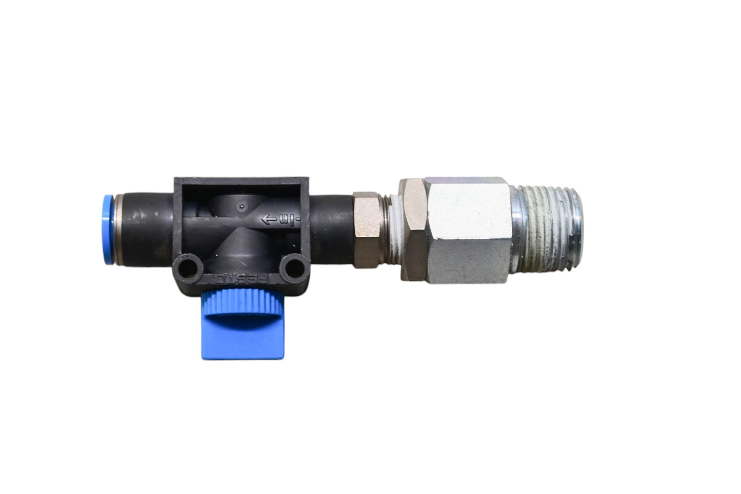 Festo HE-3-1/4-QS-1/4-U On/Off Valve with 4" Extension