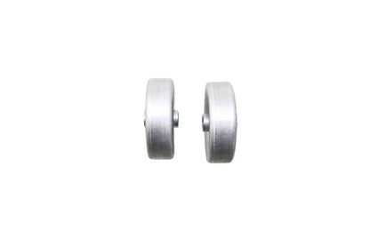 Omni Metalcraft 102143 Zinc-Plated Steel Conveyor Skate Wheels 1-15/16" Diameter Qty 2 NOS