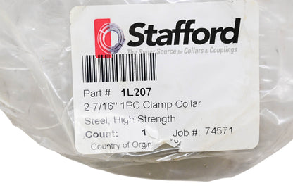 Stafford 1L207 2-7/16" Clamp Collar NOS