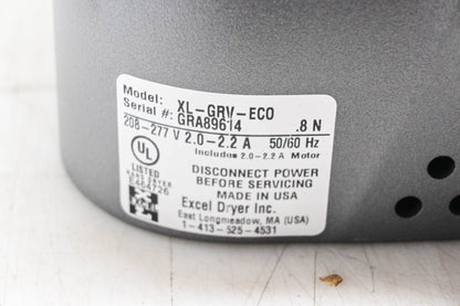 Excel Dryer XL-GRV-ECO Textured Graphite Xlerator Hand Dryer NOS