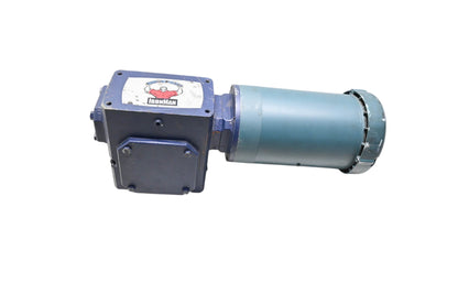 Leeson Grove Gear 121065.00, C145T17FC38E, GR8300234.00 WattSaver Motor and Ironman Right Angle Gear Reducer