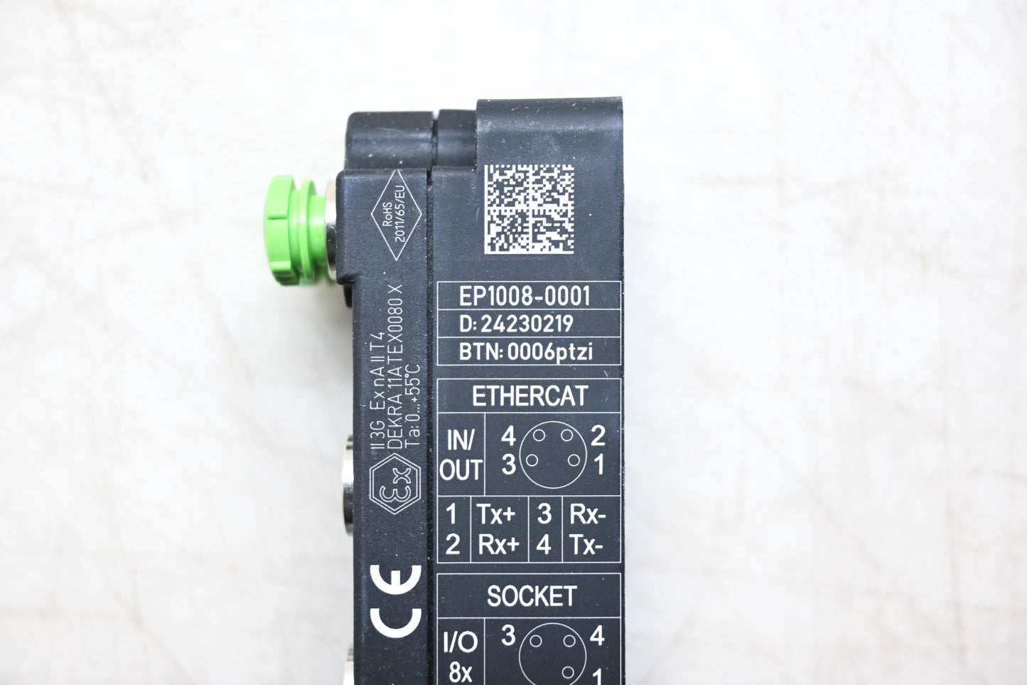 Beckhoff EP1008-0001 Ethercat 8 Channel Digital Input 24V NOS