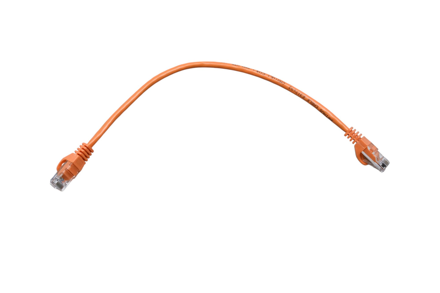 Aftermarket PC5P-514-10R Snagless RJ45-RJ45 Orange Patch Cord NOS