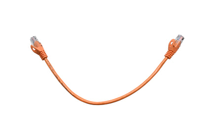 Aftermarket PC5P-514-10R Snagless RJ45-RJ45 Orange Patch Cord NOS