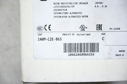 Allen-Bradley 140M-C2E-B63 Motor Protection Circuit Breaker NOS