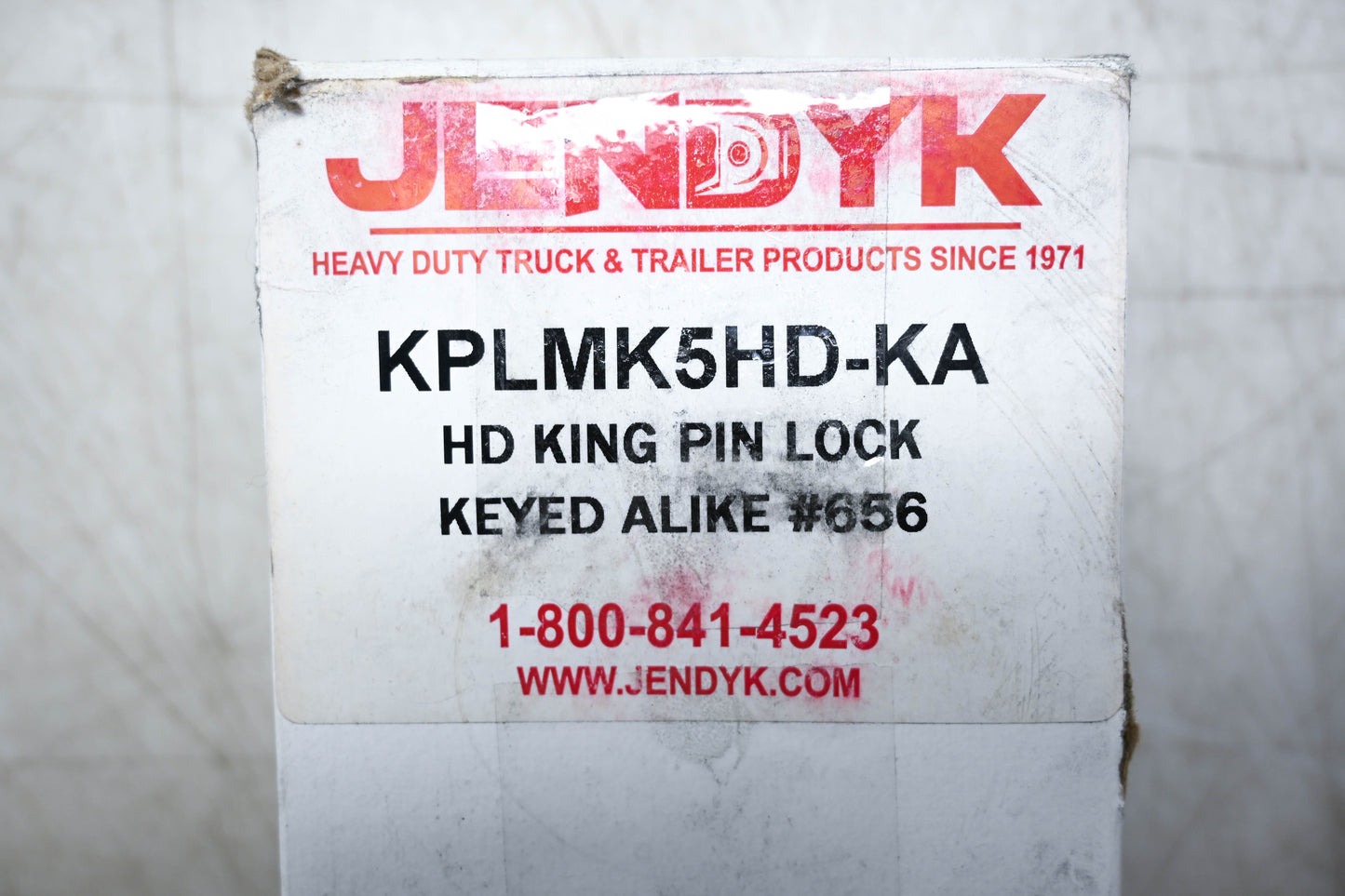 Jendyk KPLMK5HD-KA Heavy Duty King Pin Lock NOS
