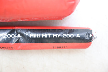 Hilti HIT-HY 200-A, 8109270 Adhesive Anchor Exp. 8/2024 NOS