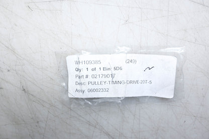 Aftermarket WH109385, 02179017 Timing Belt Drive Pulley 20T 5mm NOS