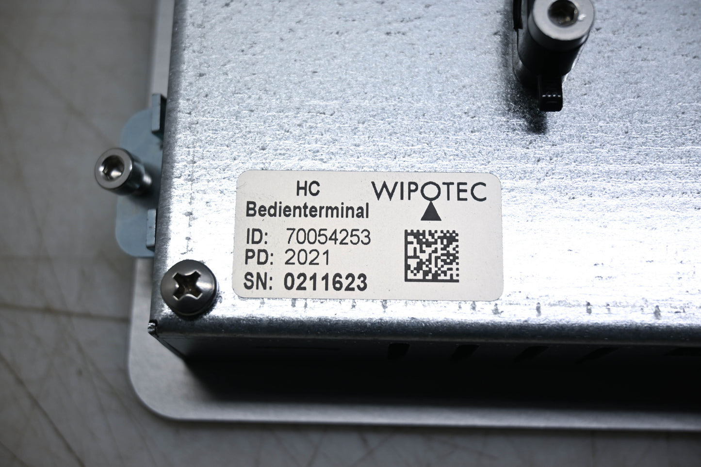 Wipotec 70054253 OCS HC Terminal Panel NOS
