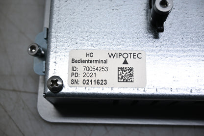 Wipotec 70054253 OCS HC Terminal Panel NOS