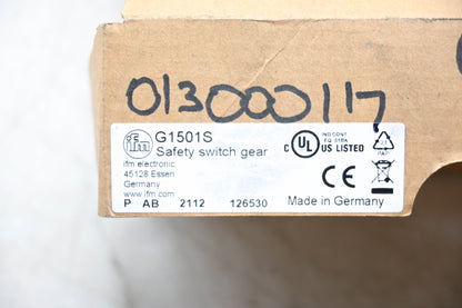 IFM G1501S Safety Relay NOS