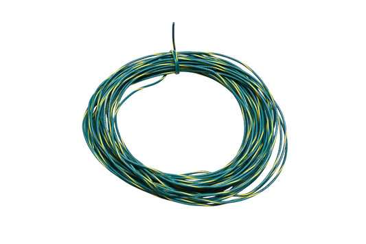 Aftermarket 01921037 18 AWG Green and Yellow Wire NOS