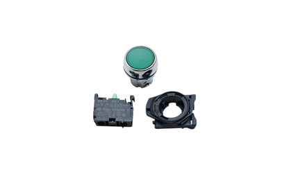 Allen-Bradley 800FM-F3PX10 Flush Green Push Button NOS