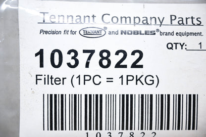 Tennant 1037822 Dust Panel Filter NOS