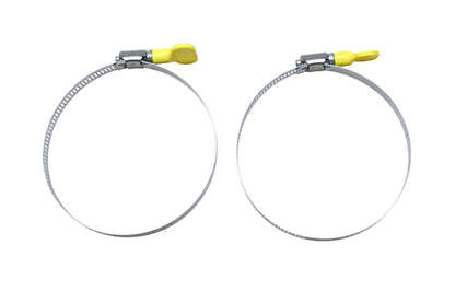 Everbilt 5Y064 Turn-Key Dryer Vent Clamps Qty 2 NOS