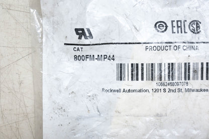 Allen-Bradley 800FM-MP44 40mm Red Push/Pull Button NOS