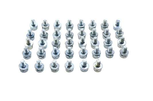 Aftermarket 01065530-612, 7166340000 Hex Screws HD M6 Qty 38 NOS