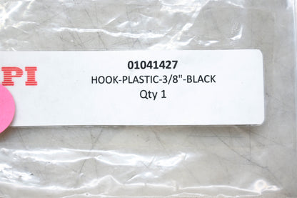 Aftermarket 01041427 Black Plastic Hook 3/8" NOS
