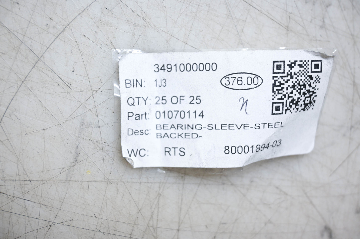 Aftermarket 01070114 Steel Backed Bearing Sleeves Qty 25 NOS