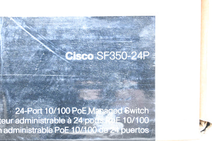 Cisco SF350-24P 24 Port POE Managed Switch NOS